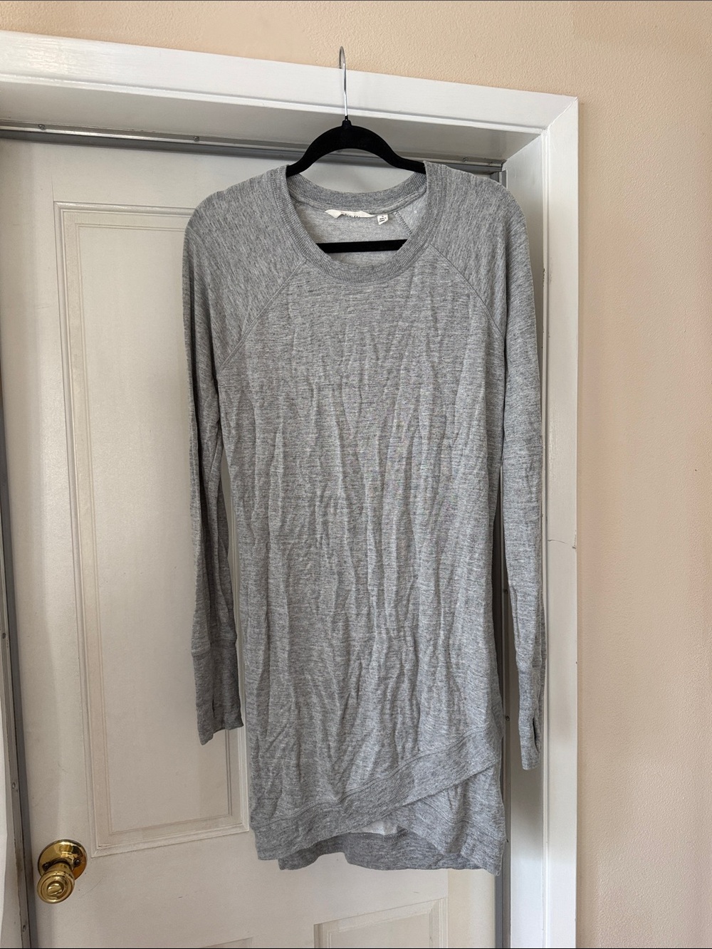 Athleta Light Gray Long-Sleeve Tunic